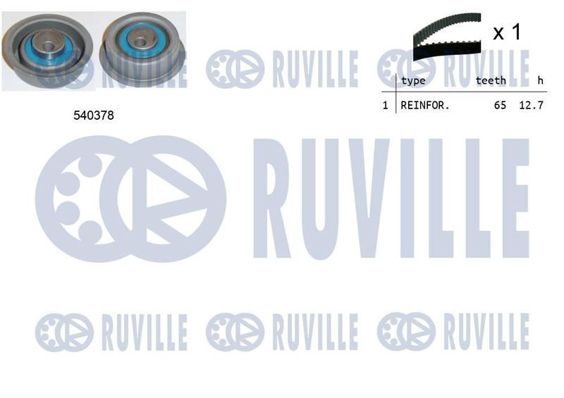 Комплект ремня ГРМ RUVILLE 550200