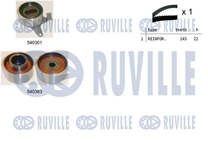 Комплект ремня ГРМ RUVILLE 550202