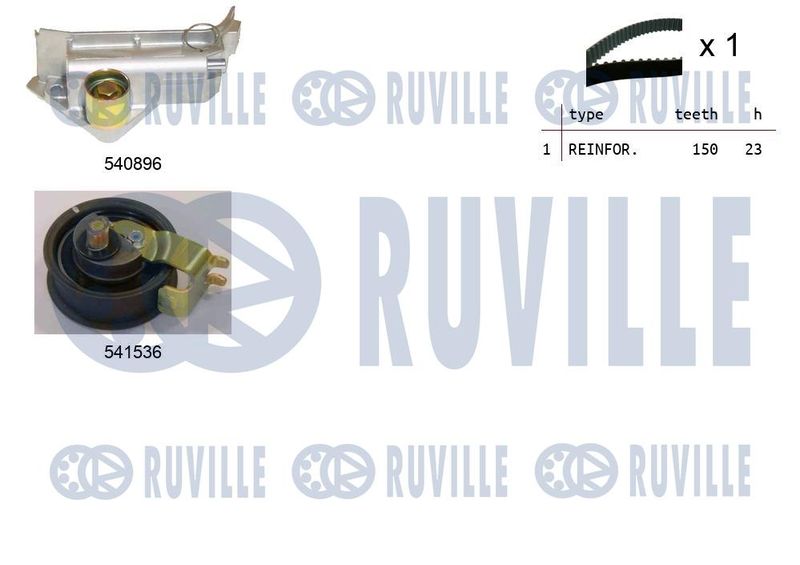 Комплект ремня ГРМ RUVILLE 550251