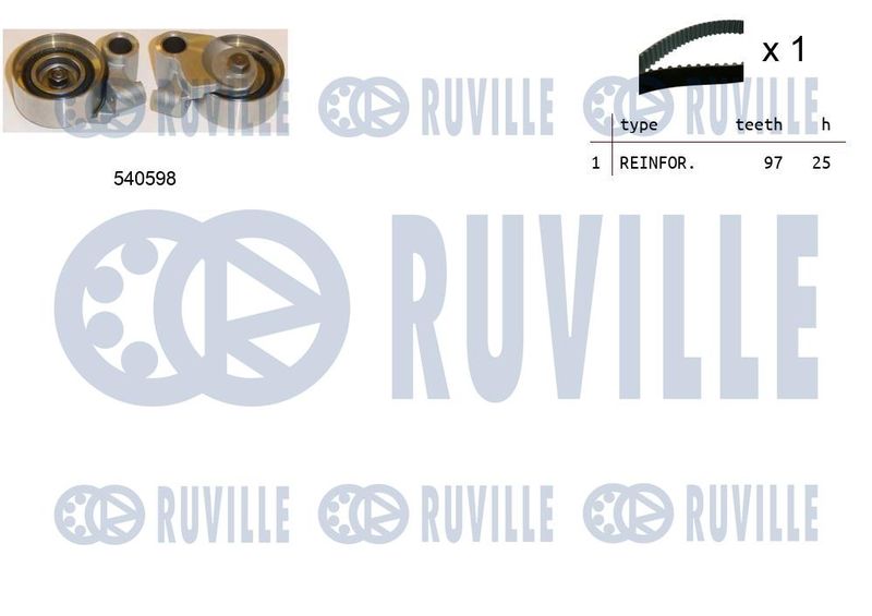 Комплект ремня ГРМ RUVILLE 550270