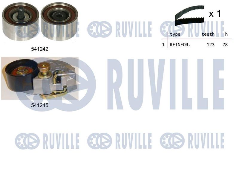 Комплект ремня ГРМ RUVILLE 550275