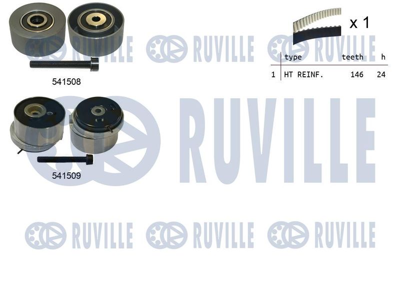 Комплект ремня ГРМ RUVILLE 550320