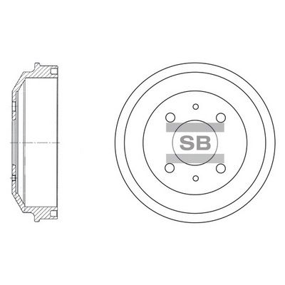 Тормозной барабан SANGSIN SD1007