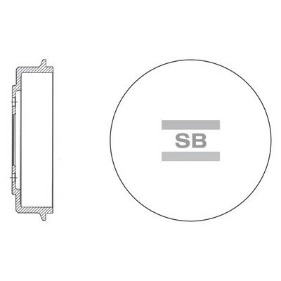 Тормозной барабан SANGSIN SD1018