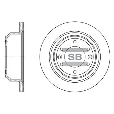 Тормозной диск SANGSIN SD1032