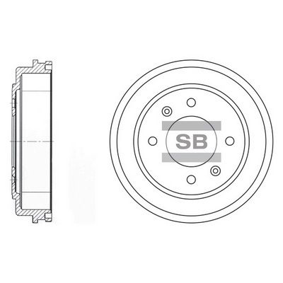 Тормозной барабан SANGSIN SD1039