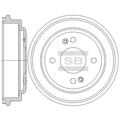 Тормозной барабан SANGSIN SD1078