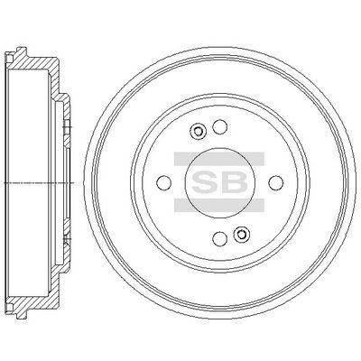 Тормозной барабан SANGSIN SD1079
