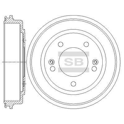 Тормозной барабан SANGSIN SD1097