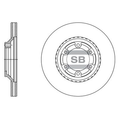 Тормозной диск SANGSIN SD1126