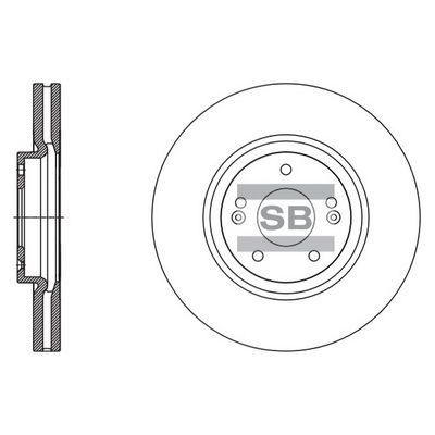 Тормозной диск SANGSIN SD1132