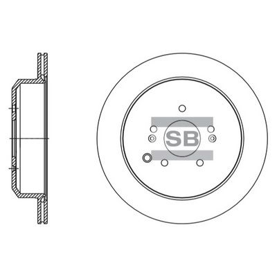 Тормозной диск SANGSIN SD1133
