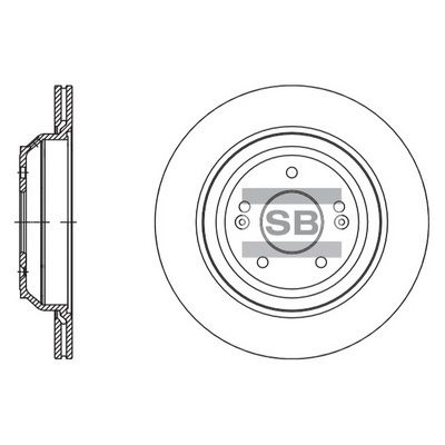 Тормозной диск SANGSIN SD1134