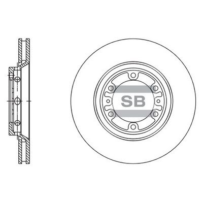 Тормозной диск SANGSIN SD1137