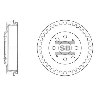 Тормозной барабан SANGSIN SD2017