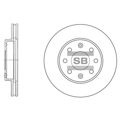 Тормозной диск SANGSIN SD3001