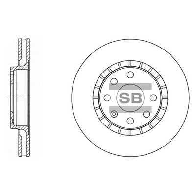Тормозной диск SANGSIN SD3003