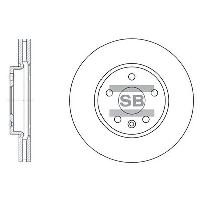 Тормозной диск SANGSIN SD3031