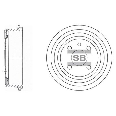 Тормозной барабан SANGSIN SD3034