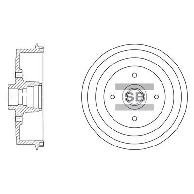 Тормозной барабан SANGSIN SD3036