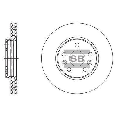 Тормозной диск SANGSIN SD3062