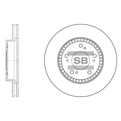 Тормозной диск SANGSIN SD4101