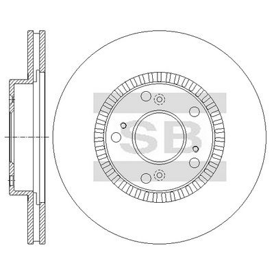 Тормозной диск SANGSIN SD4110