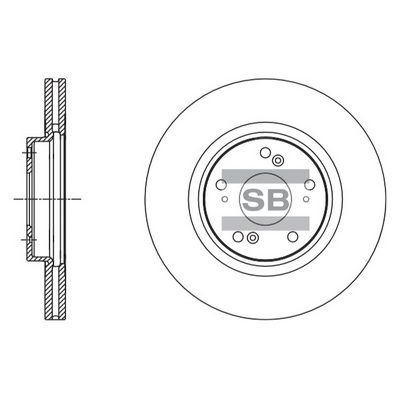 Тормозной диск SANGSIN SD4112