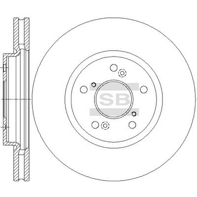 Тормозной диск SANGSIN SD4126