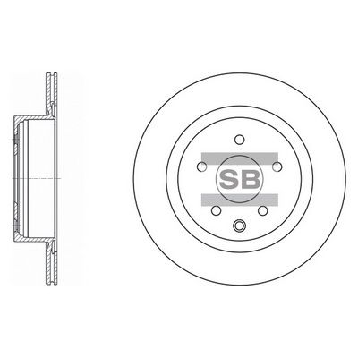 Тормозной диск SANGSIN SD4211