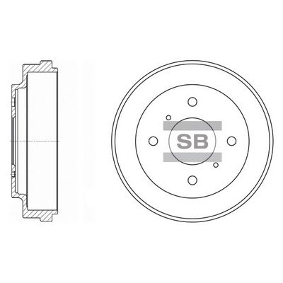 Тормозной барабан SANGSIN SD4212