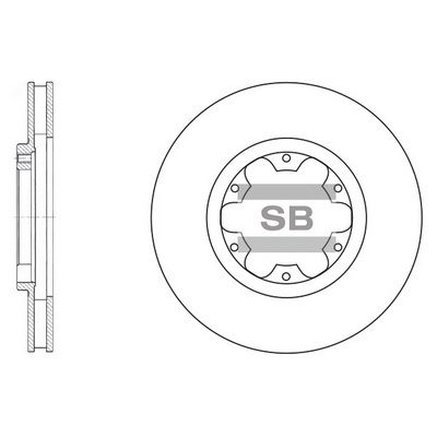 Тормозной диск SANGSIN SD4214