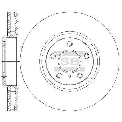 Тормозной диск SANGSIN SD4247