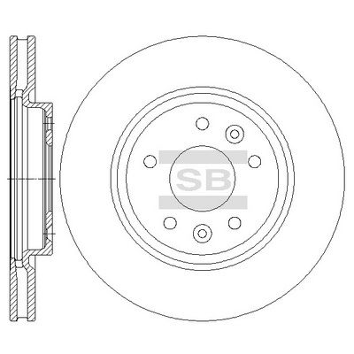 Тормозной диск SANGSIN SD4251