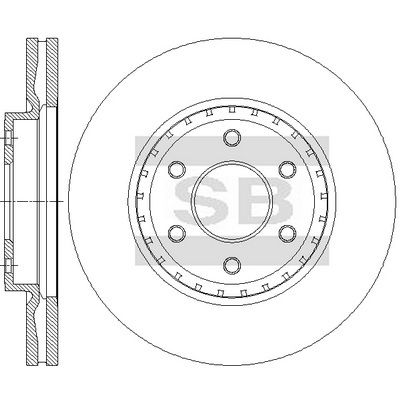 Тормозной диск SANGSIN SD4276