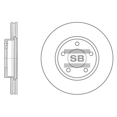 Тормозной диск SANGSIN SD4401