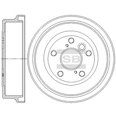 Тормозной барабан SANGSIN SD4685