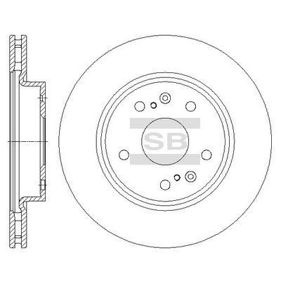 Тормозной диск SANGSIN SD4810