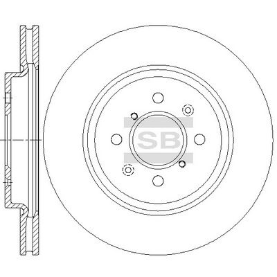 Тормозной диск SANGSIN SD4816