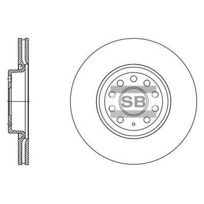 Тормозной диск SANGSIN SD5409