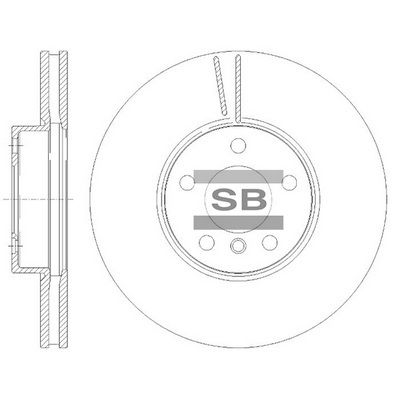 Тормозной диск SANGSIN SD5652