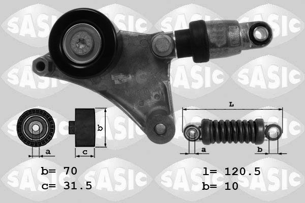 Натяжитель ремня, клиновой зубча SASIC 1626165