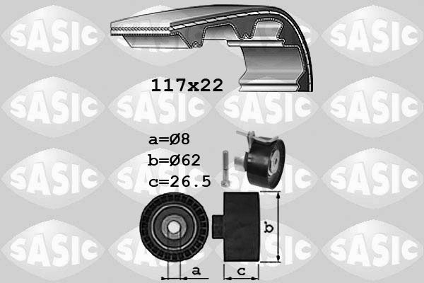 Комплект ремня ГРМ SASIC 1756069
