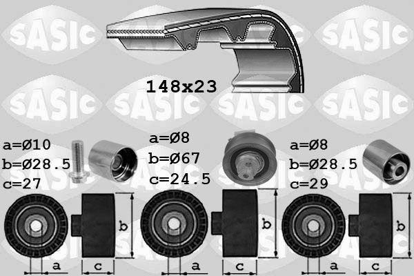 Комплект ремня ГРМ SASIC 1756074