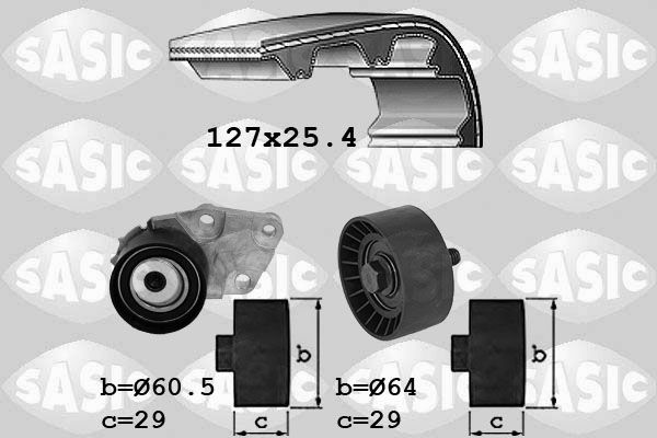 Комплект ремня ГРМ SASIC 1756075