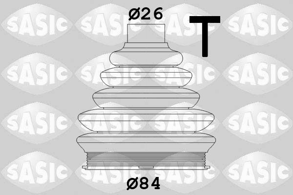 Комплект пыльника, приводной вал SASIC 1900016