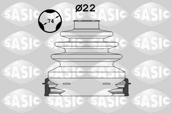 Комплект пыльника, приводной вал SASIC 1904005