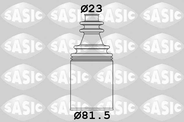 Комплект пыльника, приводной вал SASIC 1904006