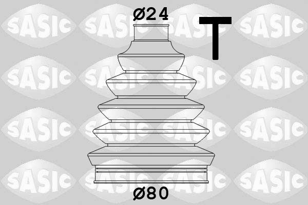 Комплект пыльника, приводной вал SASIC 1904031