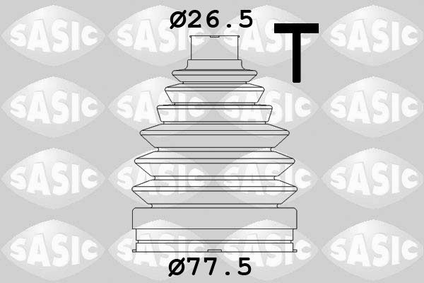 Комплект пыльника, приводной вал SASIC 1904038